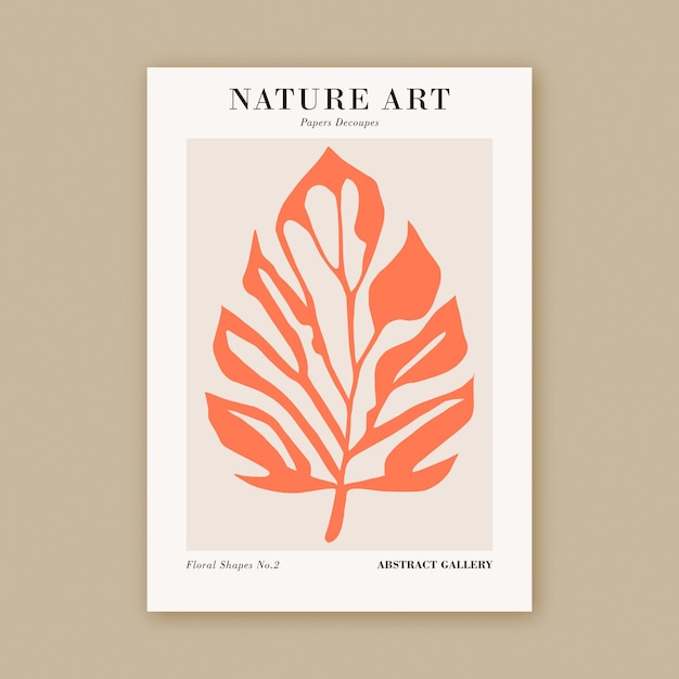 Modern Paper Nature Composition Printable Matisse Style Art Print