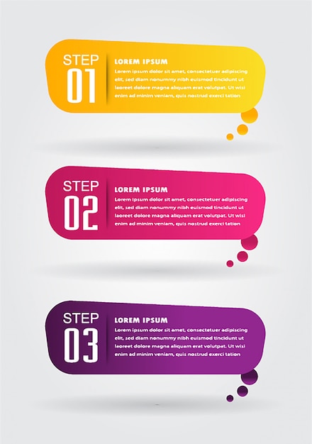 modern paper text box template, banner Infographic