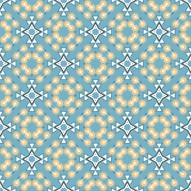 Modern pattern ornament. Abstract shape seamless design ready for print