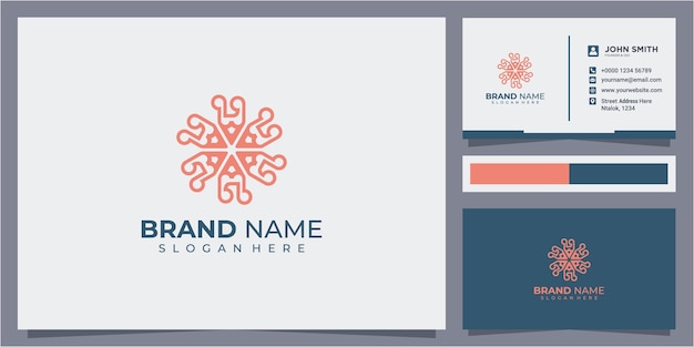 Modern pencil music logo design inspiration with business card