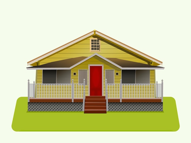 Modern Private house and cottage house set