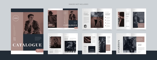 modern product catalogue design template