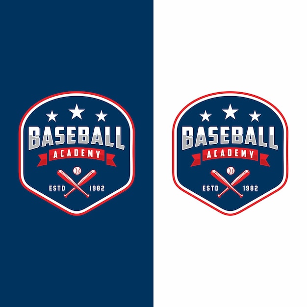 Modern professional baseball template logo design for baseball club