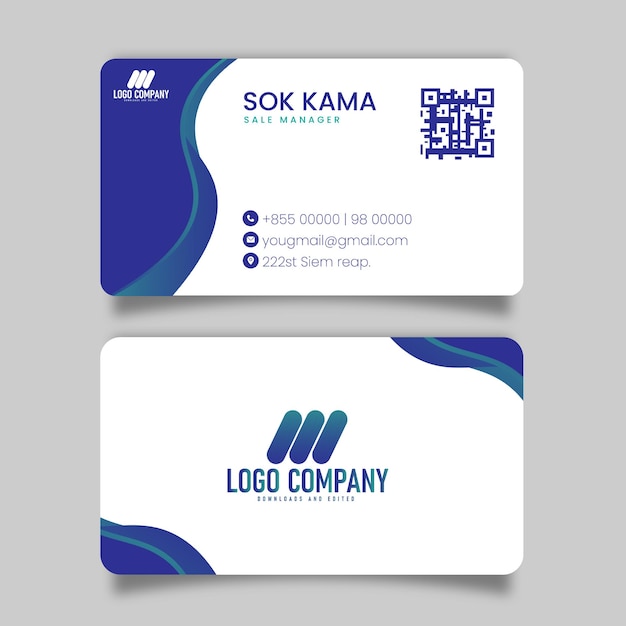 Modern professional business card, name card