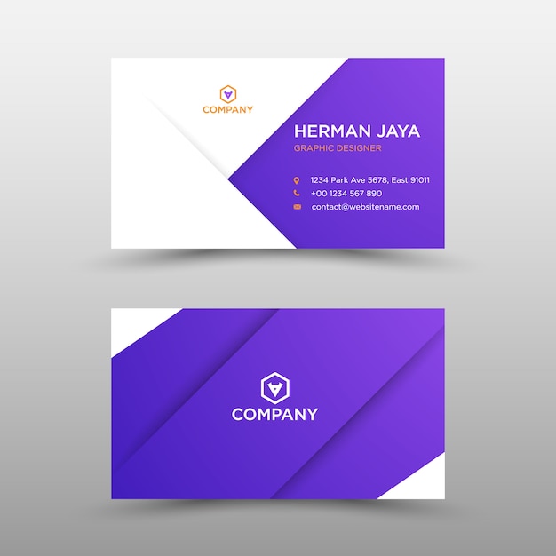 Modern professional business card 