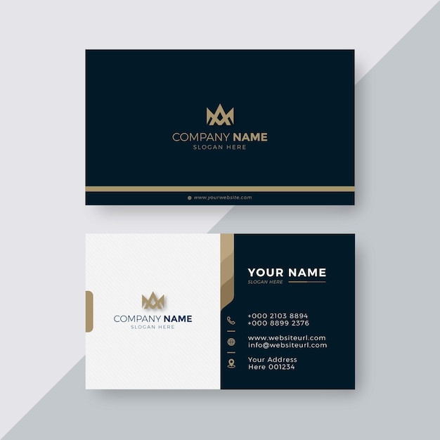 Modern professional business card