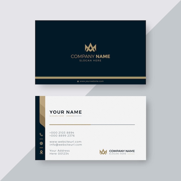 Modern professional business card