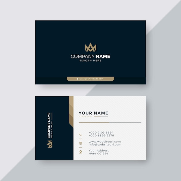 Modern professional business card