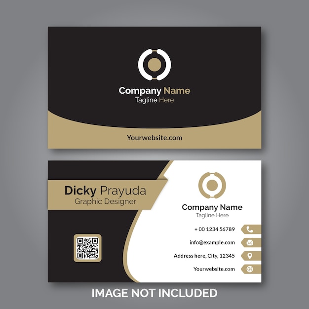 Modern professional business card