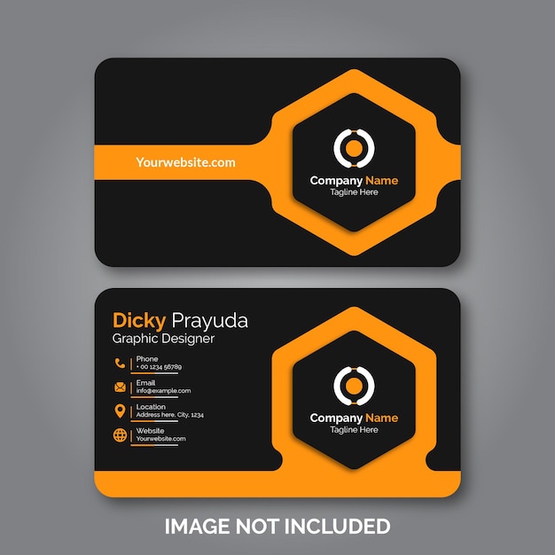 Modern professional business card