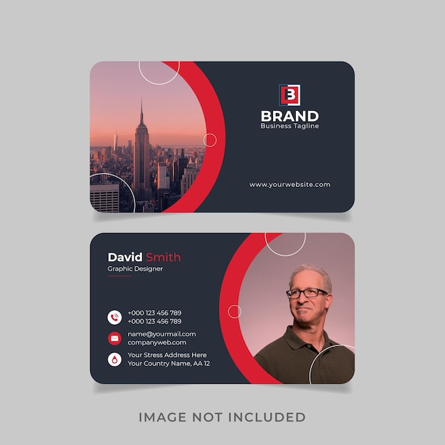 Modern professional business card