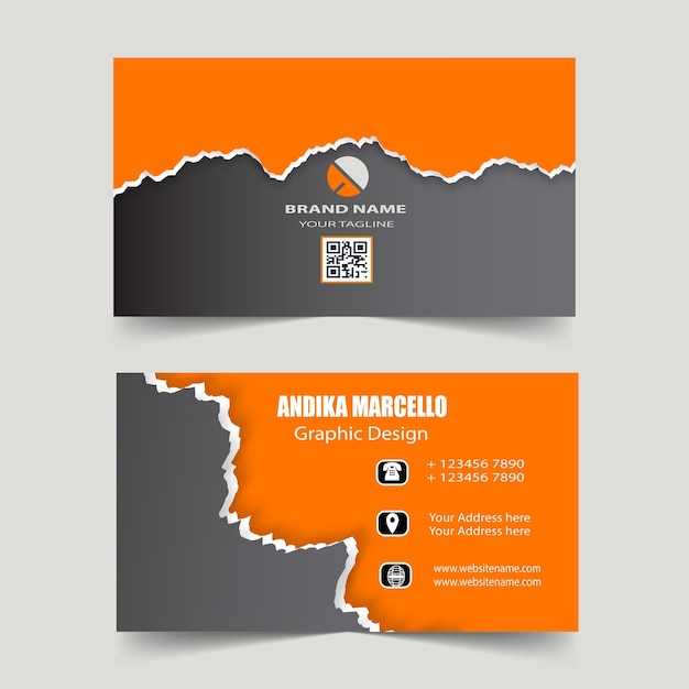 Modern professional business card