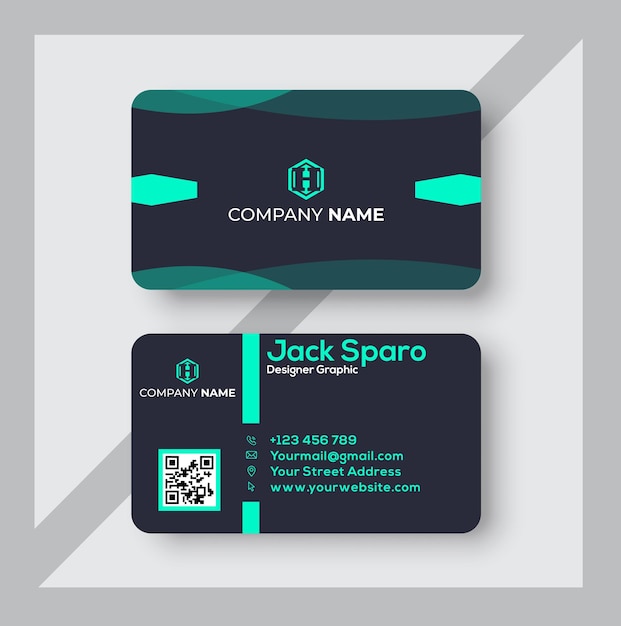 Modern professional business card