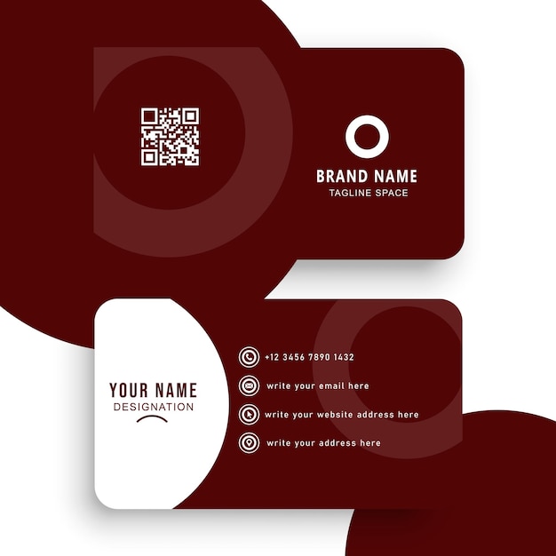 Modern professional business card