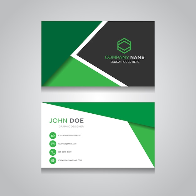 Modern professional business card