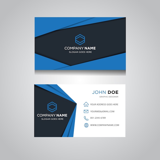 Modern professional business card