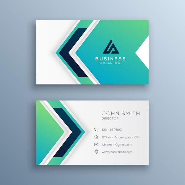 Modern Professional Corporate Business Card Template