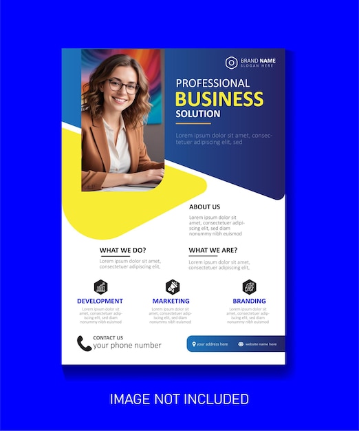 Modern professional Corporate Business Flyer Design Template