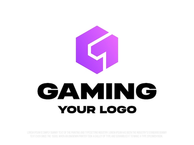 Modern professional logo in the shape of the letter G Exclusive G shape