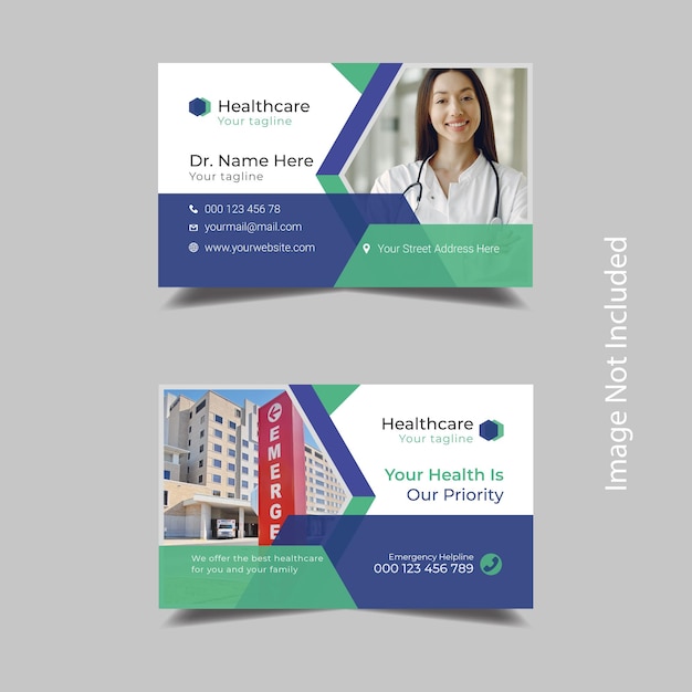 modern professional Medical business card design