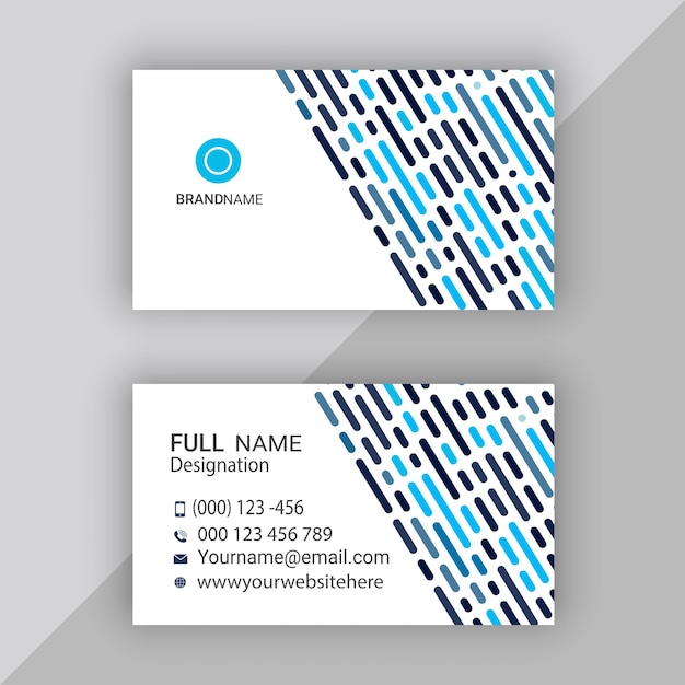 modern professional stylish business card template