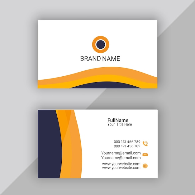 modern professional stylish business card template