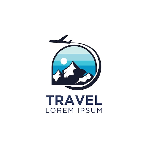 Modern and professional travel logo