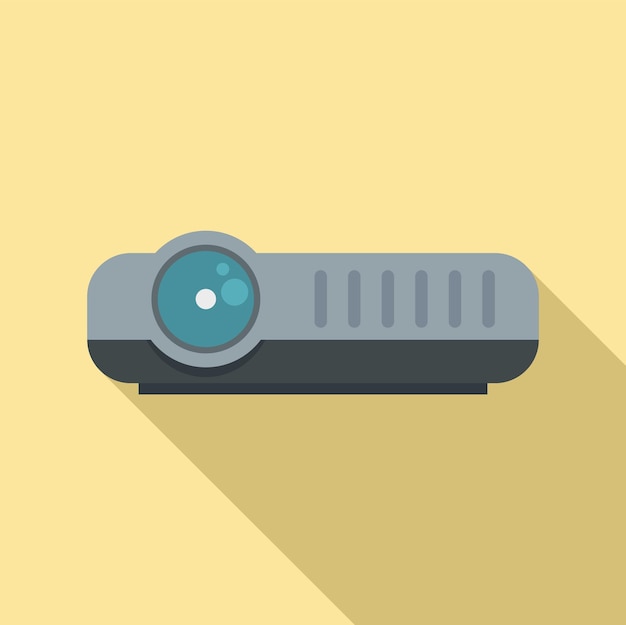 Modern projector icon Flat illustration of modern projector vector icon for web design