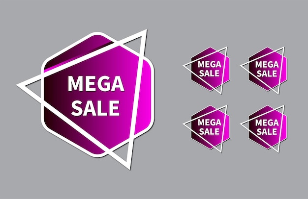 Modern promotional sales, tags , stickers, labels collection