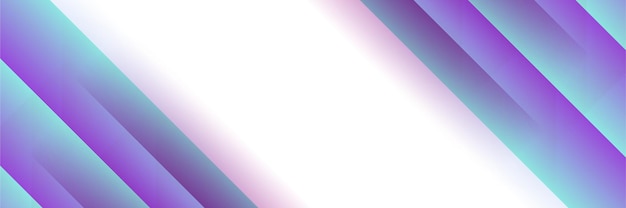 Modern purple and blue abstract banner background