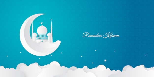 Modern ramadan kareem background 