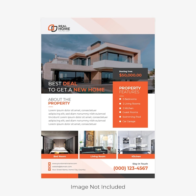 Modern Real Estate Flyer Template