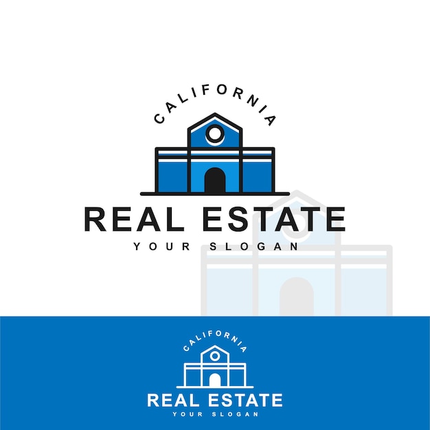 Modern real estate logo design