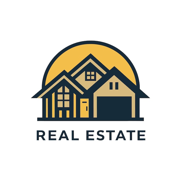 Modern real estate logo