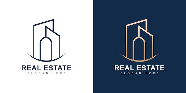 Modern real estate logo