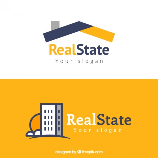 Modern real estate logotypes 