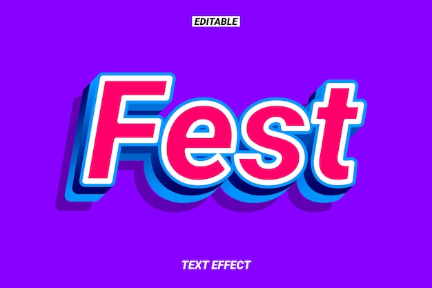 Modern Red and Blue Text Effect