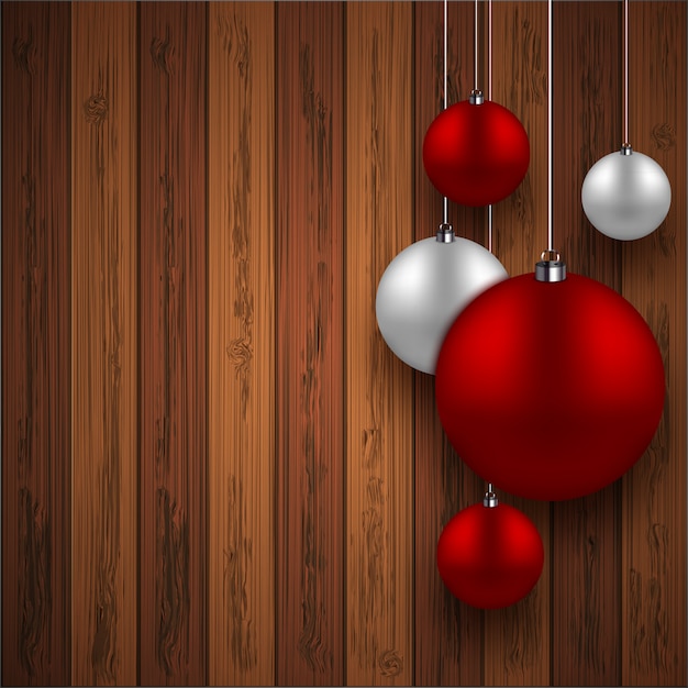  modern red christmas balls background.