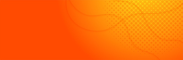 Modern red orange banner background