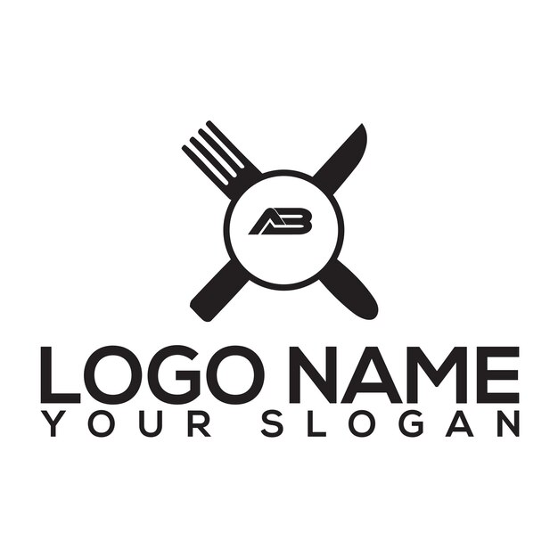 Modern Restaurant Logo Art Icons and Graphics