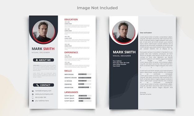 modern resume or cv template