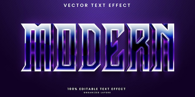 Modern retro style 3d editable text effect