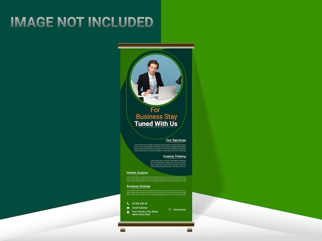 Modern Roll Up Banner Design