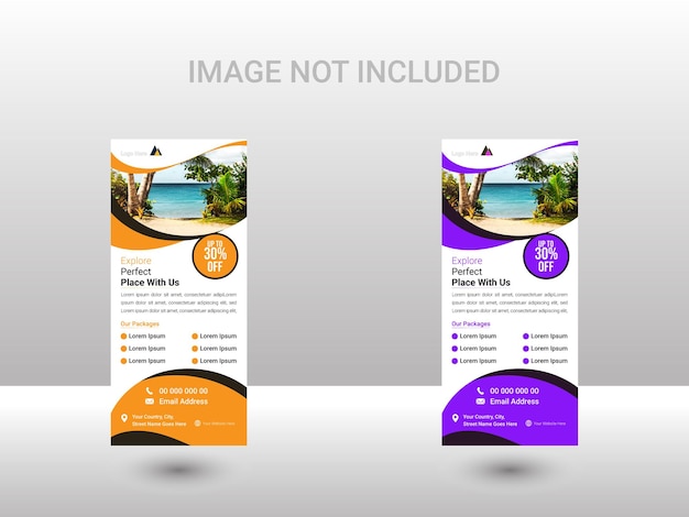 Modern Roll Up Banner Design