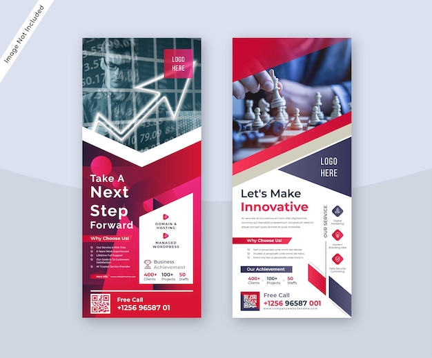 Modern Roll Up Banner Template Design