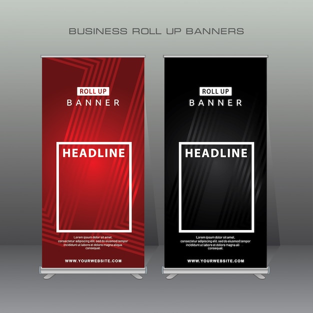 Modern Roll Up Banner.