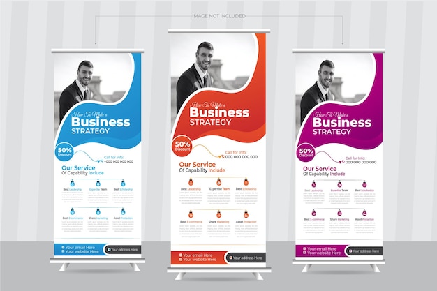 Modern RollUp Banner Design For Your Business