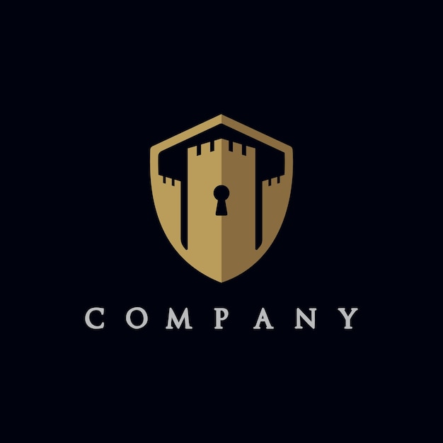 Modern royal defense logo illustration design for your company or business