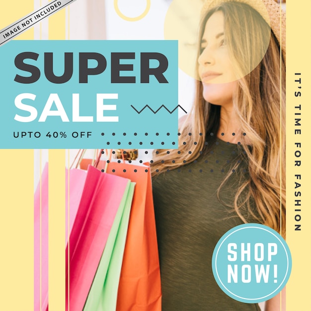 Vector modern sale banner template