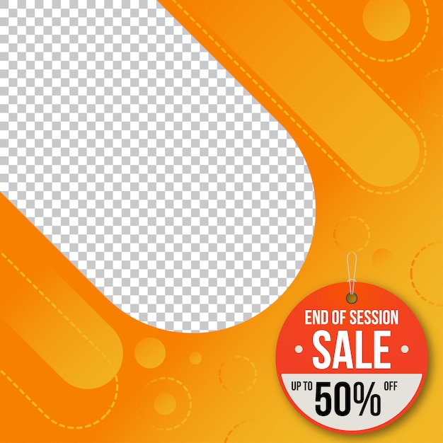 Modern sale banner web social media instagram